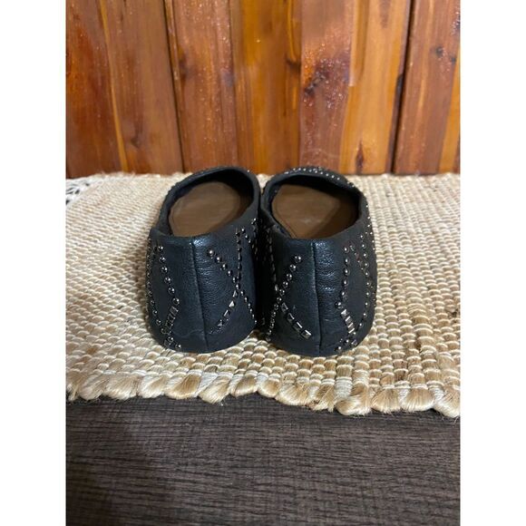 Zara Woman black beaded flats size 39 - Picture 2 of 7